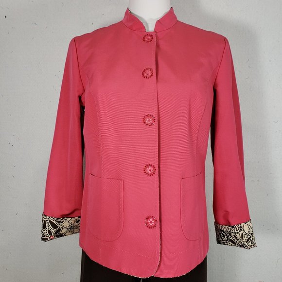 Reversible Amber Sun Handstitched Jacket, Small - Picture 2 of 12